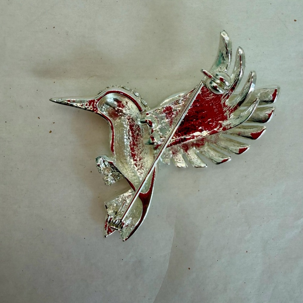 Hummingbird brooch - Picture 5 of 5